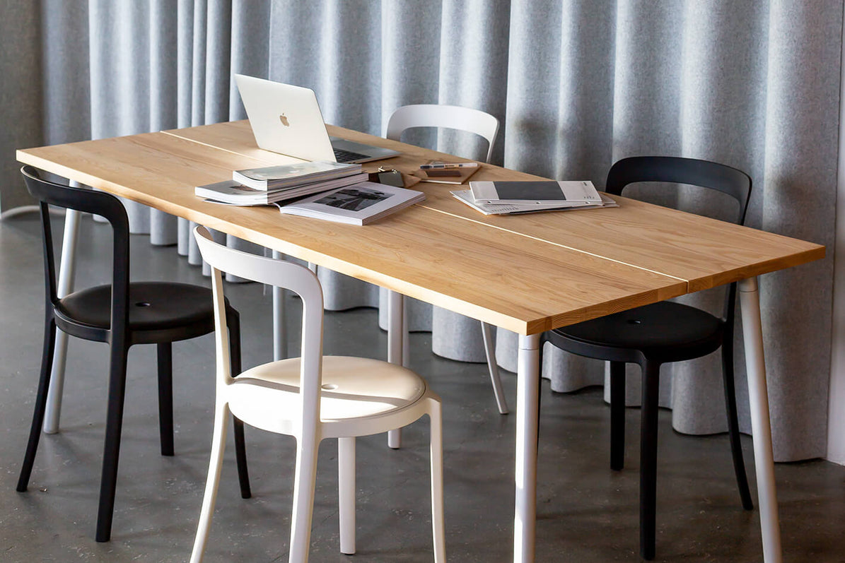 On & On Stacking Chair in lifestyle shot